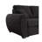 Veronica 95" Black Teddy Fleece Reversible Sleeper Sectional Sofa With Storage Chaise