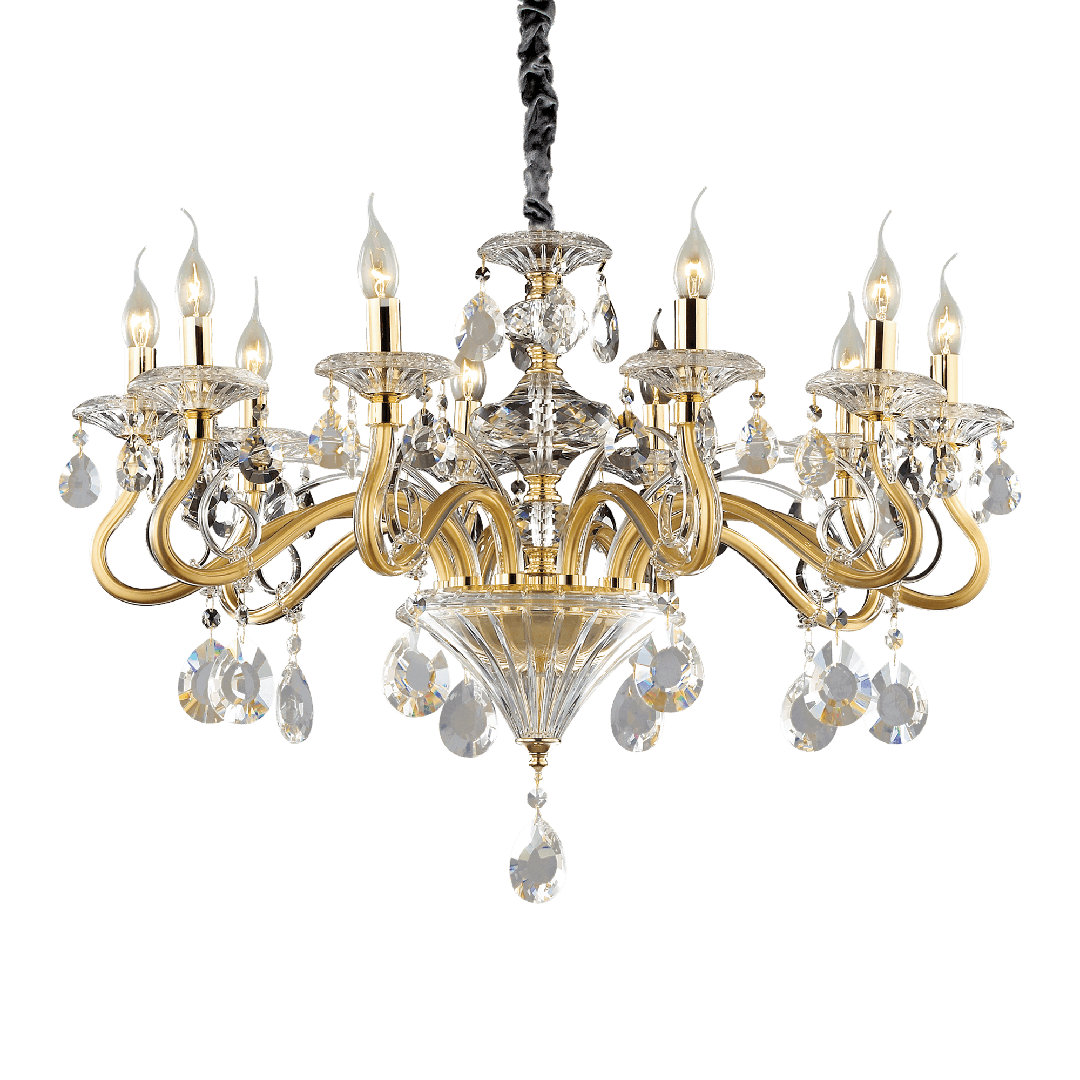 10-Light Candle Style Chandelier
