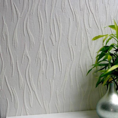 Krick 33' x 20.5" Abstract 3D Embossed Wallpaper