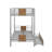 Twin XL Over Twin XL Metal Bunk Bed With Drawers-1838490513