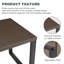 Table basse d'extérieur en métal Naresa pour le jardin, la cour et le porche-555013500