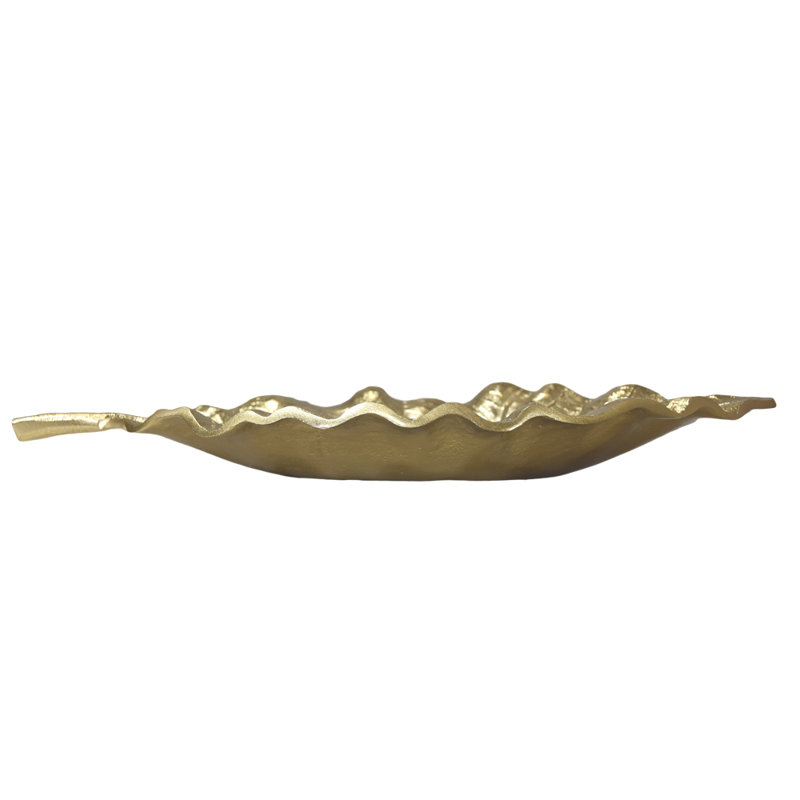 Red Barrel Studio® Aluminum Tray, Gold