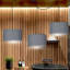 Pascua 3 - Light Black Drum Pendant-40748510