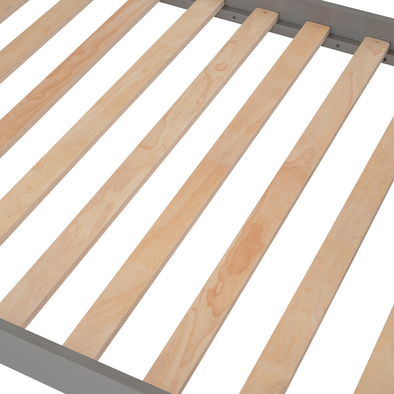 Lit superposé simple au-dessus de simple avec beaucoup de rangement et garde-corps, idéal pour les chambres à coucher et les dortoirs, facilement séparable pour plus de flexibilité