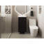 Lavabo de salle de bain Waterford, noir-106556089