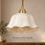 Luminaire suspendu simple en céramique 1 lumière Mid-Century moderne (ampoule incluse)