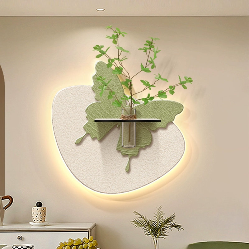 Art mural blanc en forme de cristal, H 19,69 po x l 19,69 po