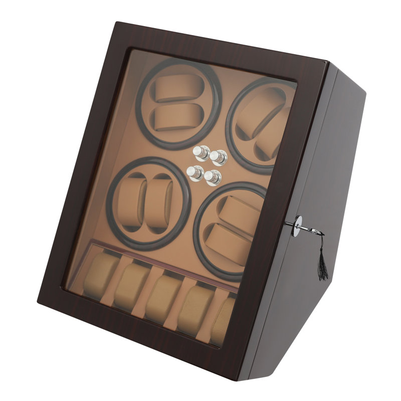 Remontoir 8 + 5 pour montres automatiques, Noir + brun