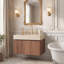 Wall Mounted Single Double Single Vanity Bathroom Vanity With Solid Surface Top-1436834486