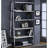 6 White High Gloss Wooden Shelf With Open Back Metal Frame, Suitable For Storage, 35.28 In Depth, 15.67 Width, 68.98 Height, 85.83 Lb Weight 6 Fixed Shelves Bookshelf Ideal Small Spaces,