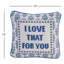 Embroidered Cotton Throw Pillow
