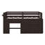Lit mezzanine avec tiroirs et tablette-254219464