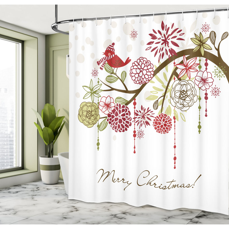  Rideau de douche Christmas Tree, H 75 po x l 69 po