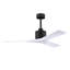 Nan 52" Ceiling Fan In Textured Bronze And Matte White Blades-1193036790-1197290960-1122687712