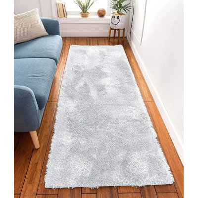 Solid Colour Shag Area Rug
