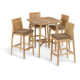 Islay Outdoor 5 - Piece Dining Set with Cushions