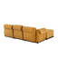 L-Shaped Sectional Sofa Couch With Reversible Ottoman-1328514989
