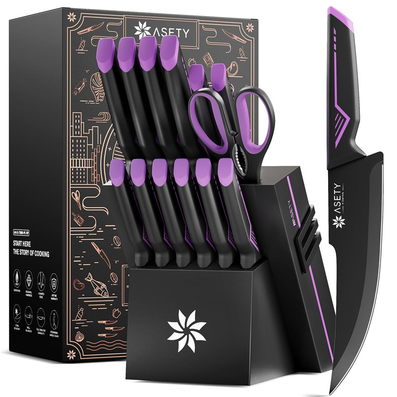 14 Pcs Kitchen Knife Set