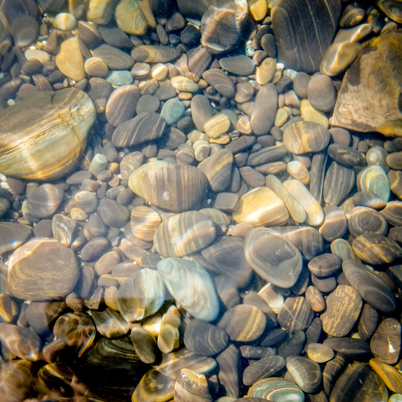Natural Stone Underwater by Fukh - Wrapped Canvas Print, 30cm H x 30cm W