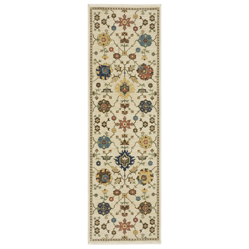 Oriental Indoor Rug, Runner 2'3" x 7'6"