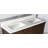 61'' Double Bathroom Vanity with Marble Top
