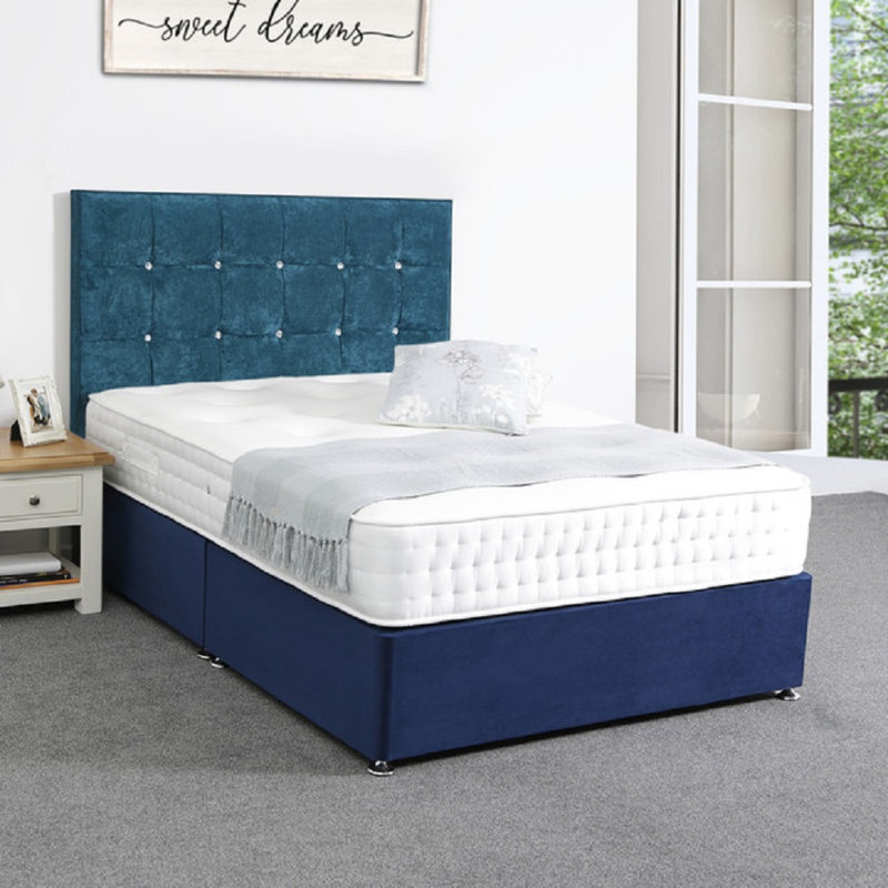 Glamour Upholstered Headboard, King Size (5'), Kensington Emerald, Kensington