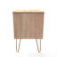 Baudelia 58cm W Manufactured Wood Bedside Table-1668013339