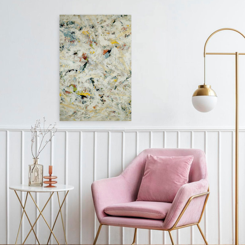 Art contemporain contemporain abstrait, H 24 po x l 16 po