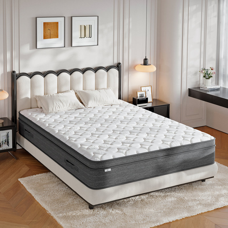 25cm Medium-Firm Memory Foam Pocket Sprung Mattress, Small Double (4')