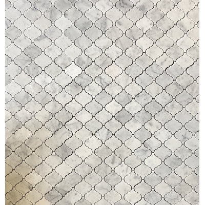 12"" x 12"" Marble Mosaic Wall & Floor Tile -  Stone & Tile Shoppe, MAG 940 CASABLANCA CARRARA