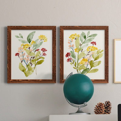 " Spring Sprigs I " 2 - Pieces Painting Print