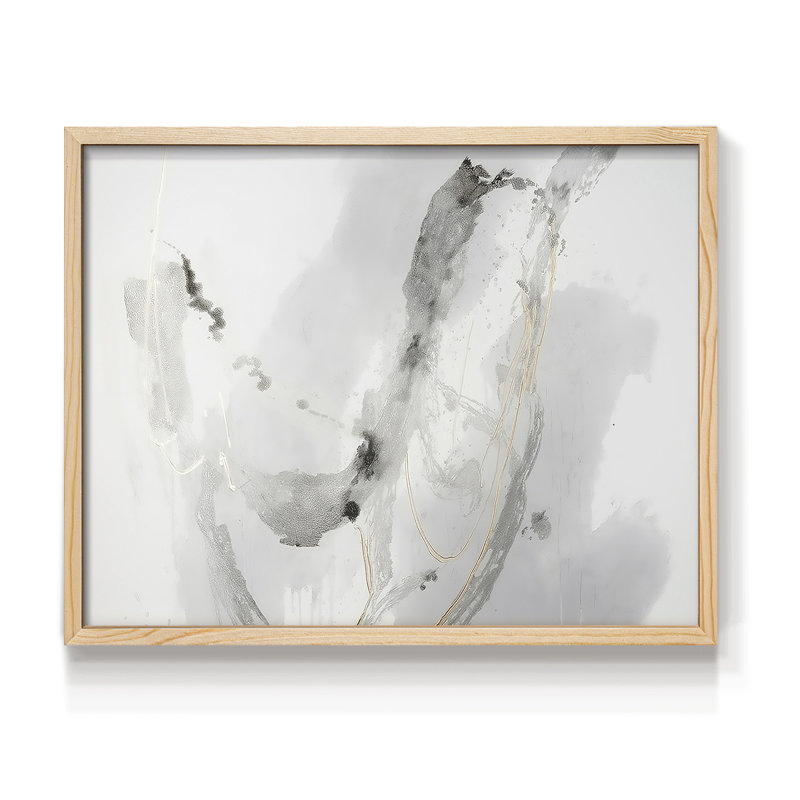 Abstract Series-XXXVII -Framed Print - Restickable, H 8 po x l 10 po, Naturel