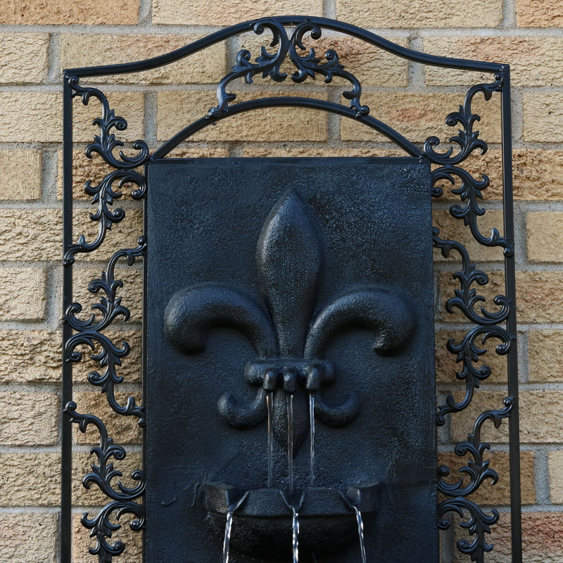 Fontaine murale d'extérieur Mablethorpe, Gris foncé