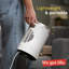Russell Hobbs® RHCH2002WCHAMP, Round Design 1500W Oscillating Ceramic Heater with Digital Display in White & Champagne