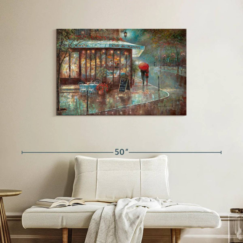 Sireci Cafe Du Marche, 26" H x 39" W