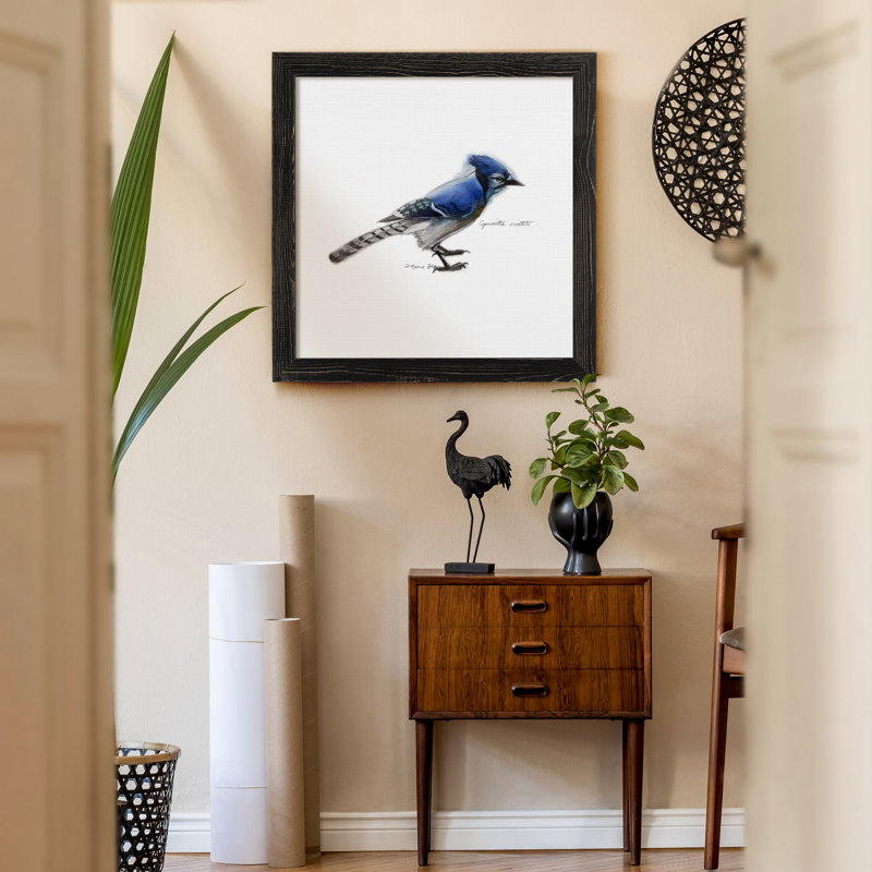 Mixed signaux II-reproduction de photo sur toile encadrée, H 17 po x l 17 po x P 1,5 po, Cadre noir