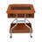 Round Lift-Top Coffee Table with Wheels