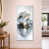 White Floater Framed