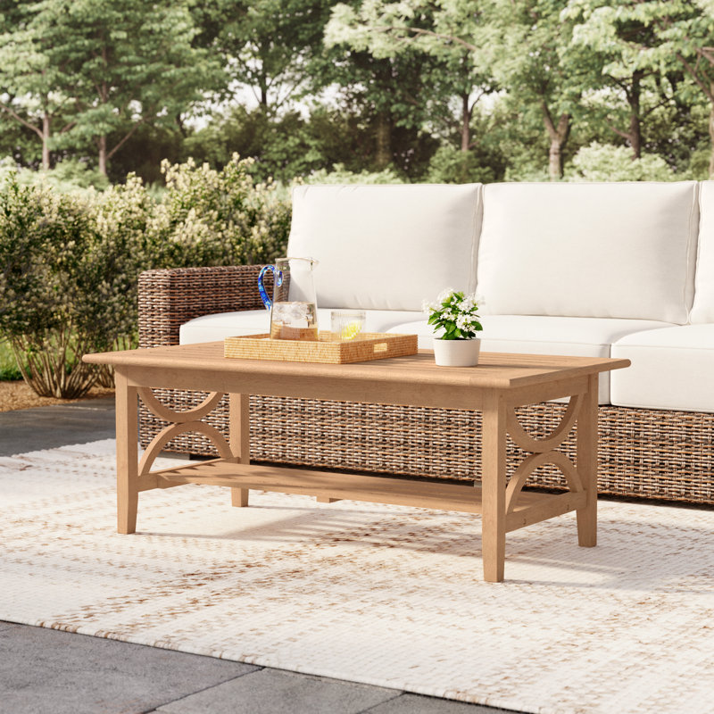 Brunswick Teak Coffee Table, Natural