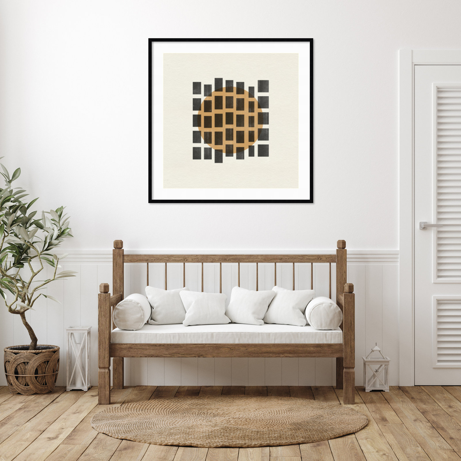 Giese "Paper Object No. 8" Print, 41" H x 41" W, Black