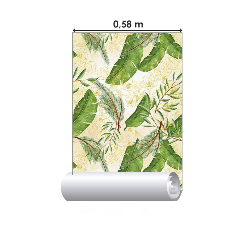 Rouleau de papier peint adhésif L 126 po x l 24 po Seery