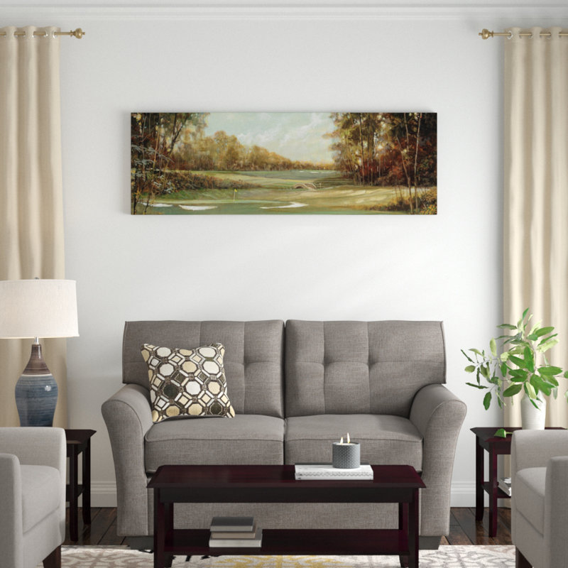 « first trou », reproduction d’art sur toile tendue, H 20 po x l 60 po x P 1,5 po