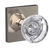 Custom Hobson Hall-Closet and Bed-Bath Glass Knob with Collins Trim