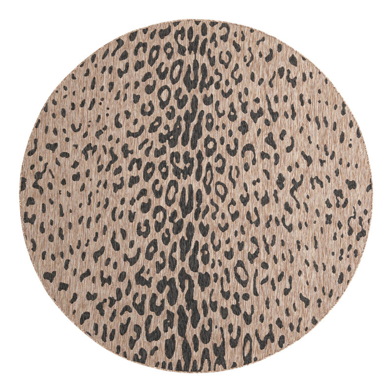 Ivery Outdoor Area Rug, Round 7'10"