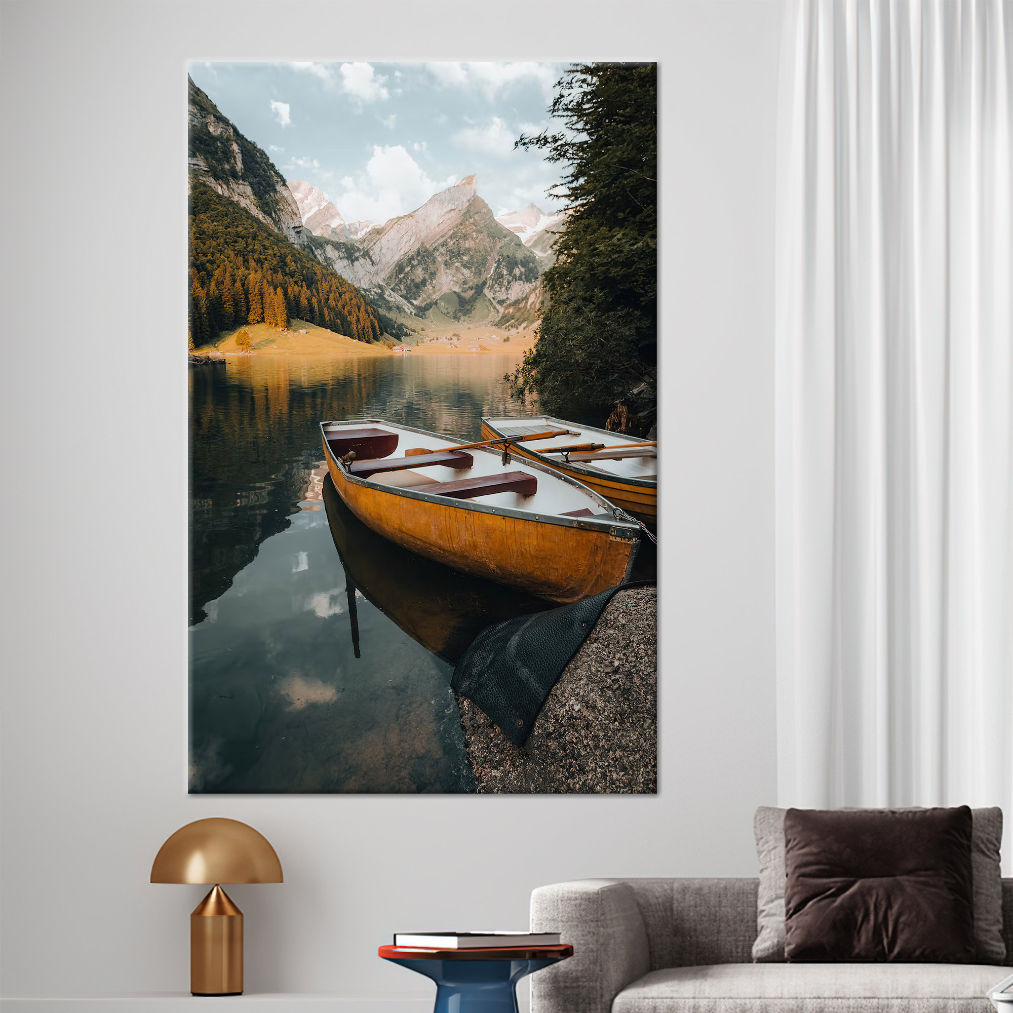 Image showcasing Millwood Pines Wall Decoration, Landscape Artwork, Nature Landscape Art ...