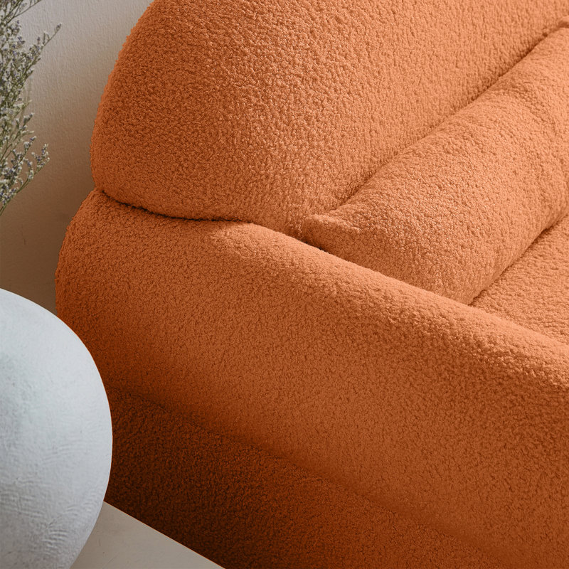 Moderne pour l'enrichissement de style salon - orange, 2, mousse, ornement de décoration orange, 2 sièges, assemblés, Orange