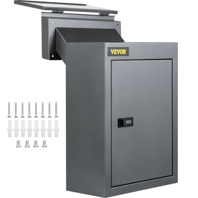 Through-the-Wall Mailbox Steel Drop Box