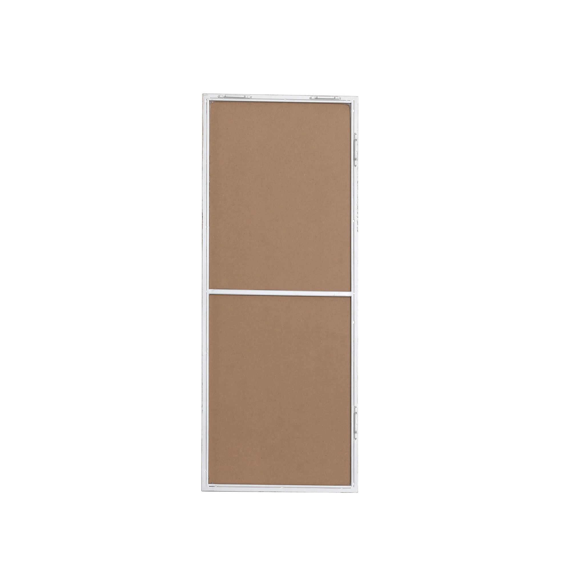 Sabine Metal Rectangle Wall Mirror, Silver, 36" x 14"