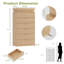 Commode haute à 6 tiroirs l 27,6 po avec lumières DEL et station de charge, rangement mince pour chambre à coucher-1596528988