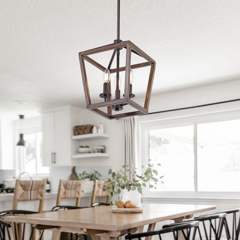 Luminaire suspendu géométrique 3 lumières Denah
